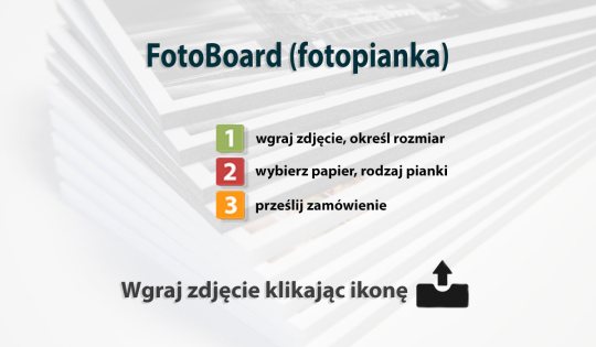 FotoBoard - wydruk zdjęcia na piance - FotoDekoracja